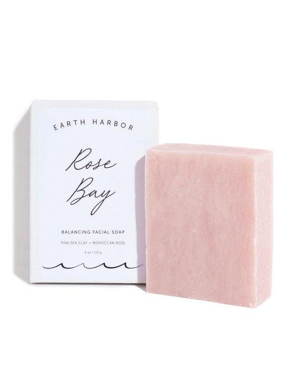 Earth Harbor Rose Bay Balancing Facial Soap - The Conscious Glow Boutique