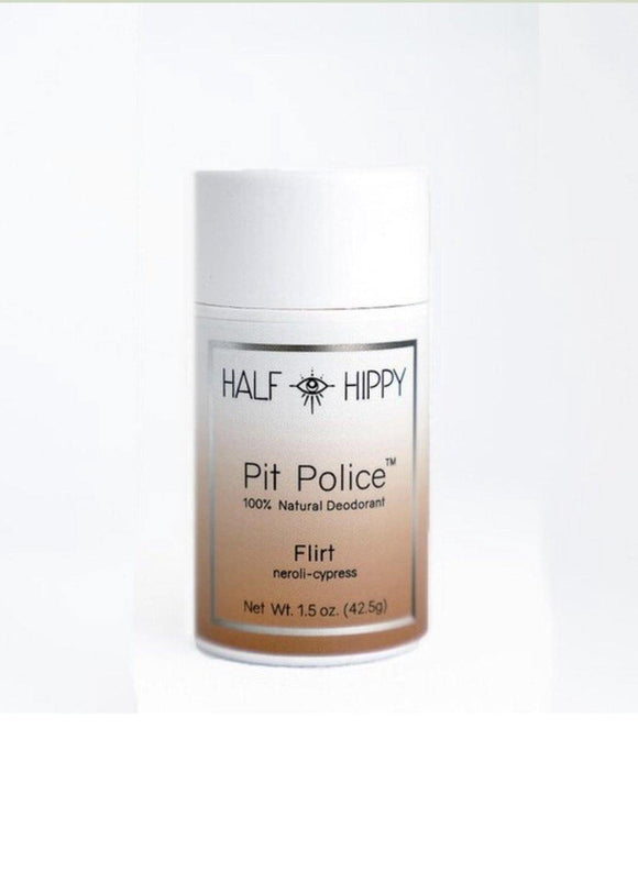 Pit Police Natural Deodorant Push-up tube - Flirt - The Conscious Glow Boutique
