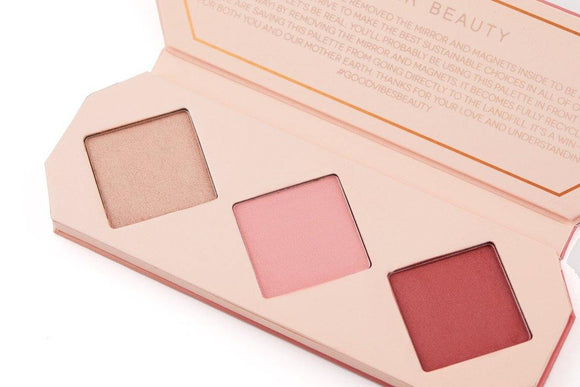 ATHR Beauty Crystal Charged Cheek Palette- Ruby - The Conscious Glow Boutique